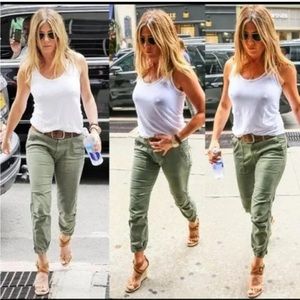 CAbi army green traveler pants